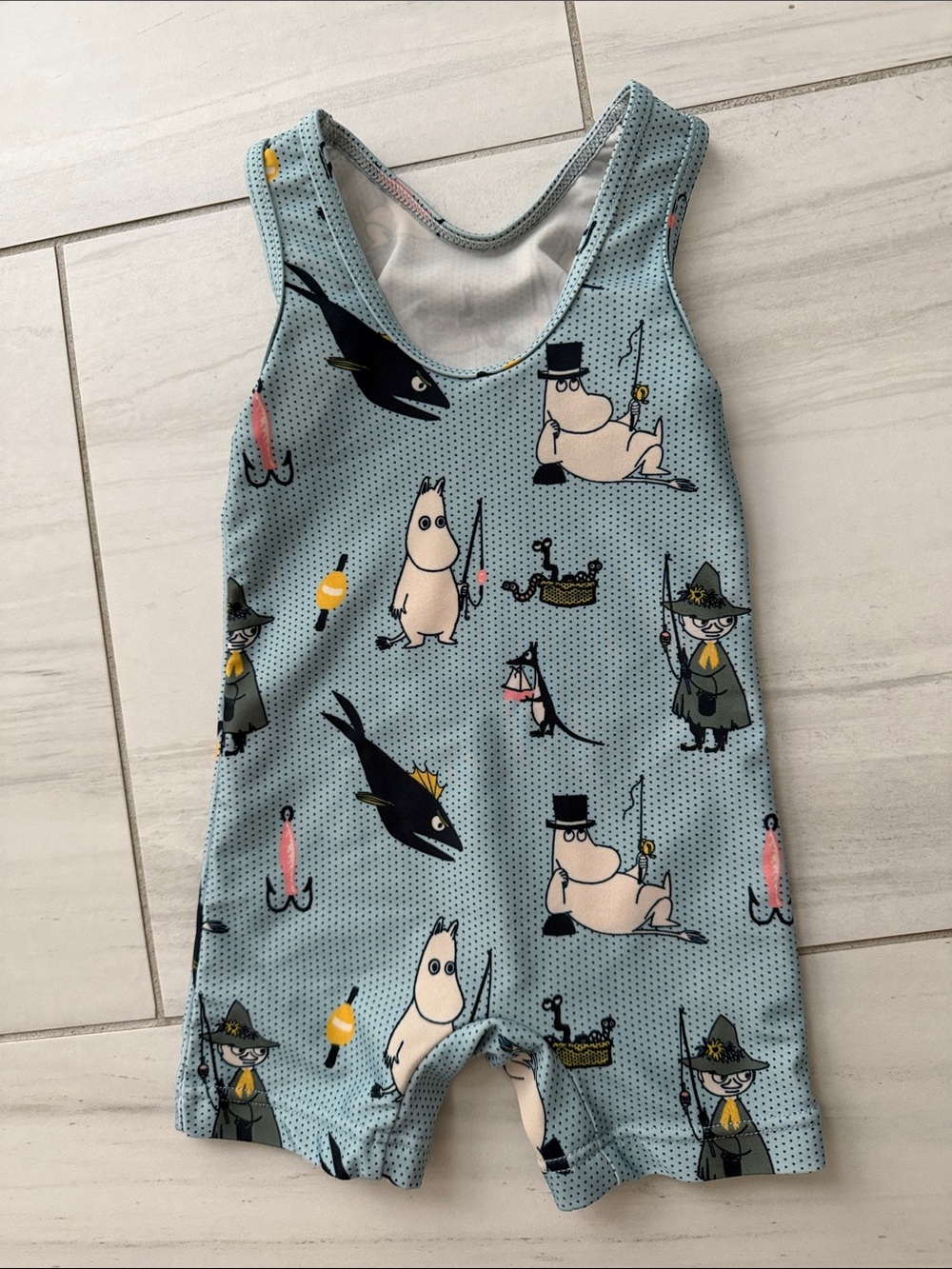 Moomin by Martinex Baby Bathing Suit Unisex With Moomin Characters Size 62/68 cm